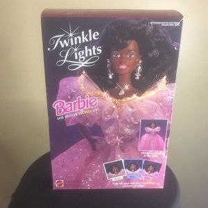 vintage Mattel Barbie 1993 black African-American twinkle lights 10521